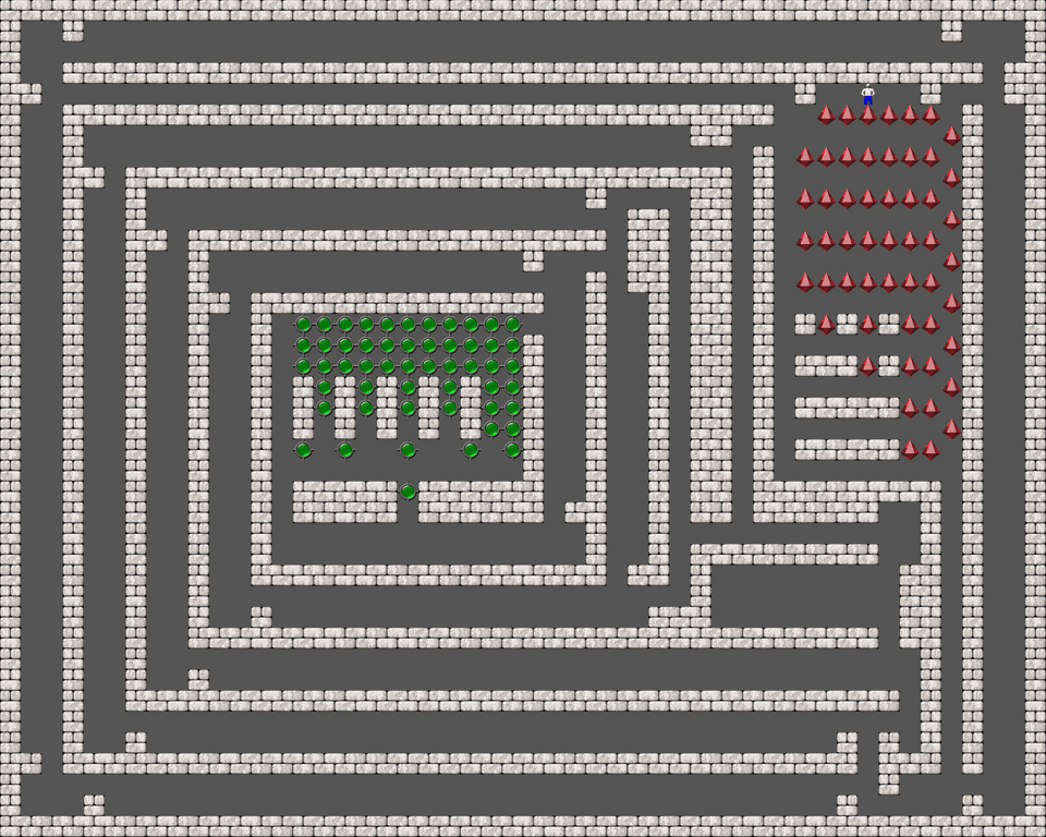 Sokoban Maximum 100,000 moves level 13